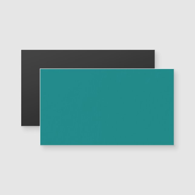Teal Magnetic Business Card (Front/Back)
