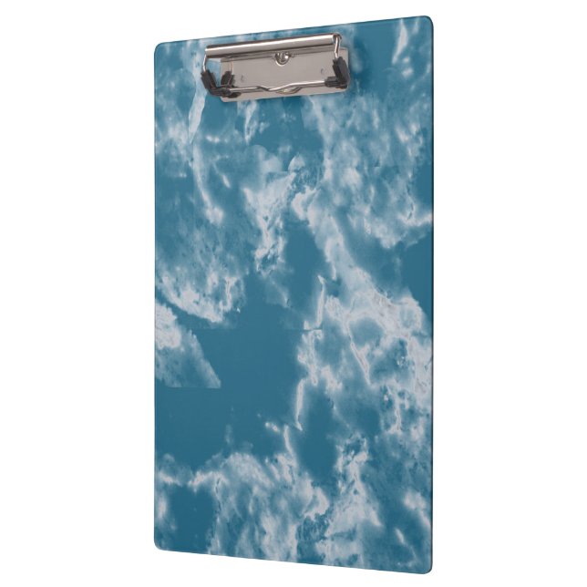 Teal Marble Clipboard (Left)