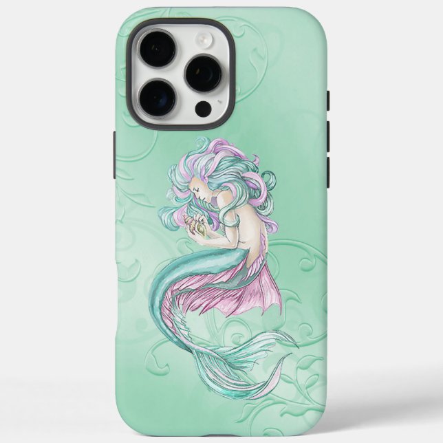 Teal Mermaid  Case-Mate iPhone Case (Back)