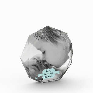 Teal Minimalist Photo Mother's Day