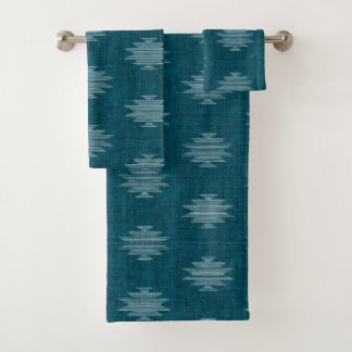 Teal Mirage Bath Towel Set