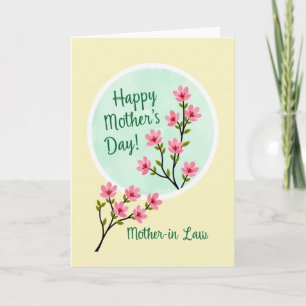 Teal Mothers Day Message Card