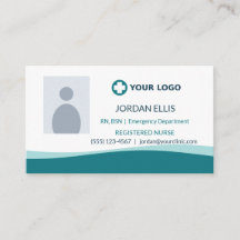 Teal Nurse Healthcare Logo Photo