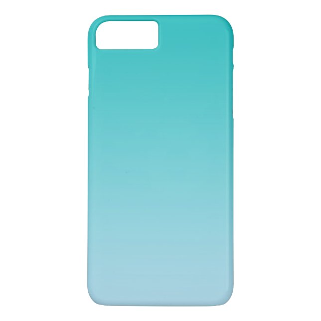Teal Ombre Case-Mate iPhone Case (Back)