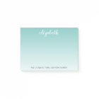 Teal Ombre Custom Handwritten Name CAN EDIT COLOR