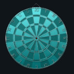 Teal Ombre Dartboard<br><div class="desc">Teal Ombre Dart Board</div>