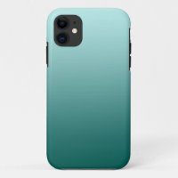 Teal Ombre iphone case