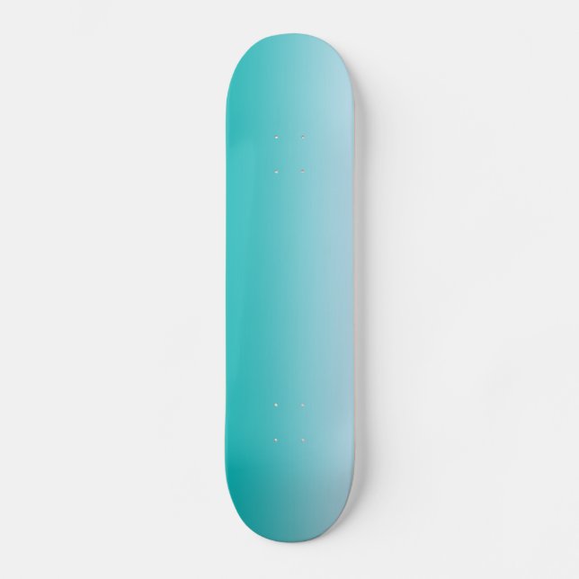 Teal Ombre Skateboard (Front)