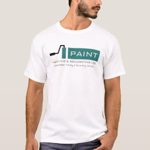 Teal Paint Roller, Painter & Decorator Advert T-Shirt