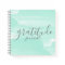 Teal Paint Smudge Gratitude Journal