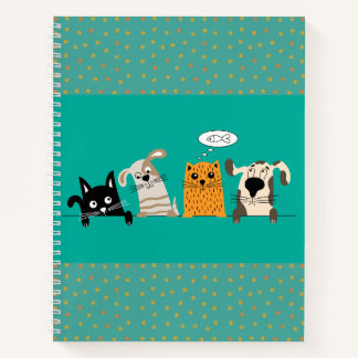 Teal Pet Daydream Notebook