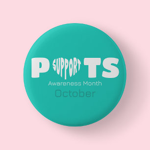Teal POTS Awareness Button