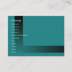 Teal Profile Card