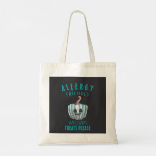 Teal Pumpkin Halloween Allergy Friendly Treats Tot Tote Bag
