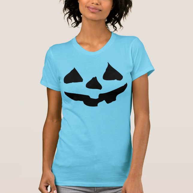 Teal Pumpkin Halloween Costume Teal T-Shirt (Front)
