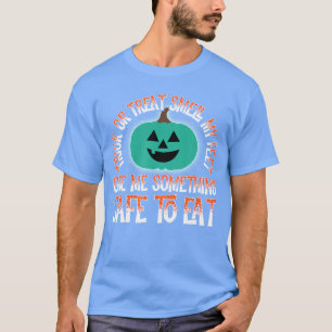 Teal Pumpkin Halloween Food Allergy Project Trick T-Shirt