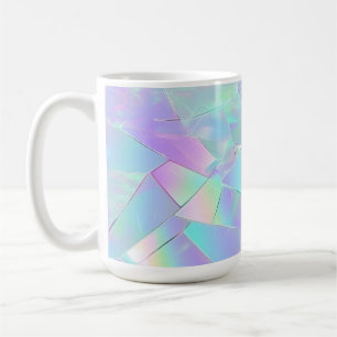 Teal & Purple Iridescent Design Coffee Mug