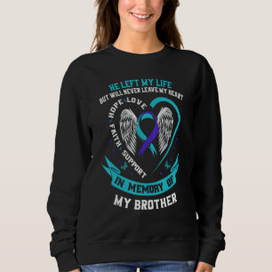 Teal Purple Suicide Awareness Shirt Brother Preven