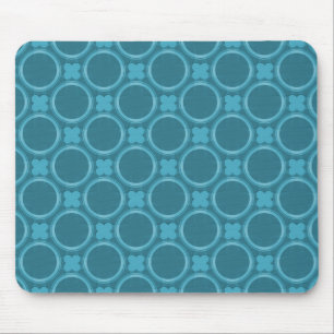 Teal Quirky Charm Mousepad