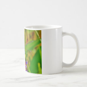 Teal Rainbow Dragonfly Coffee Mug