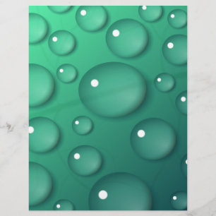 Teal Raindrop Texture