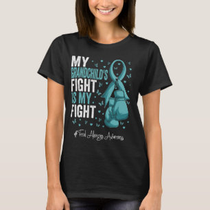 Teal Ribbon Grandchild Food Allergies Awareness T-Shirt