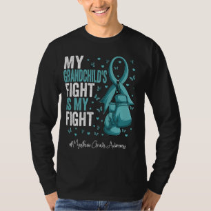 Teal Ribbon Grandchild Myasthenia Gravis Awareness T-Shirt