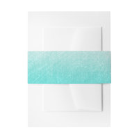 Teal Scratchy Wedding Belly Bands