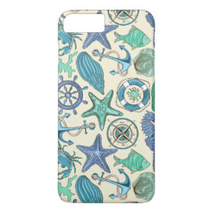 Teal Sea Animals Pattern Case-Mate iPhone Case