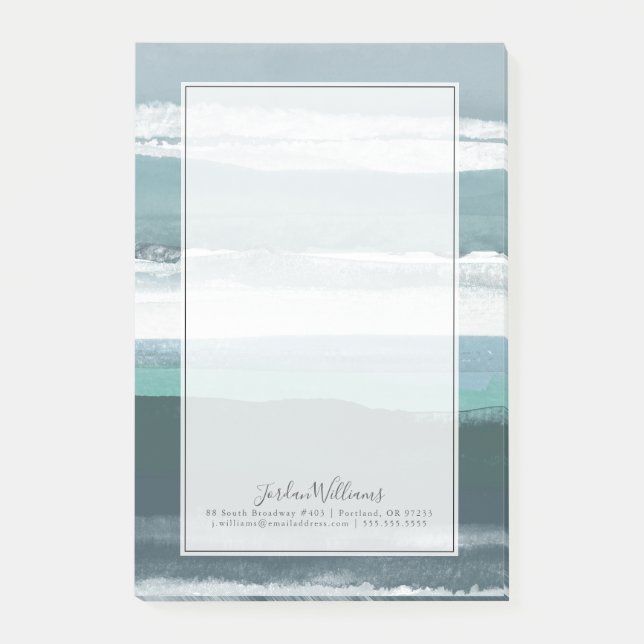 Teal Sea Post-it Notes (Front)