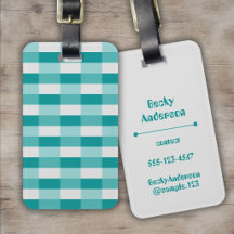 Teal Shades Colour Blocks with Light Grey