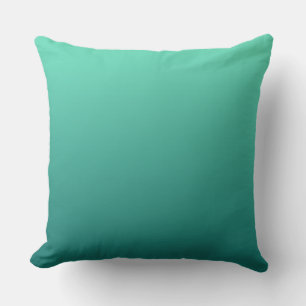 Teal Shades Sea Green Blue Aquamarine Cushion