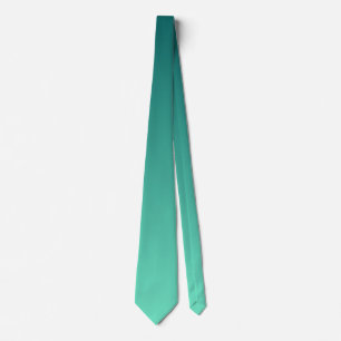 Teal Shades Sea Green Blue Aquamarine Tie