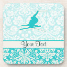 Teal Snow Skiing