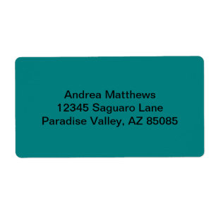 Teal Solid Colour