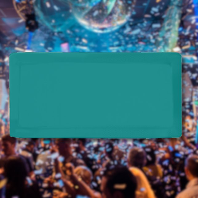 Teal Solid Colour | Classic | Elegant Banner (Creator Uploaded)