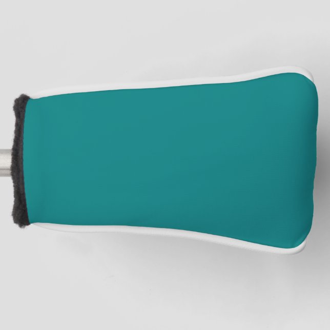 Teal Solid Colour | Classic | Elegant Golf Head Cover (Front)