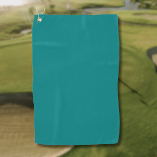 Teal Solid Colour Classic Elegant Golf Towel