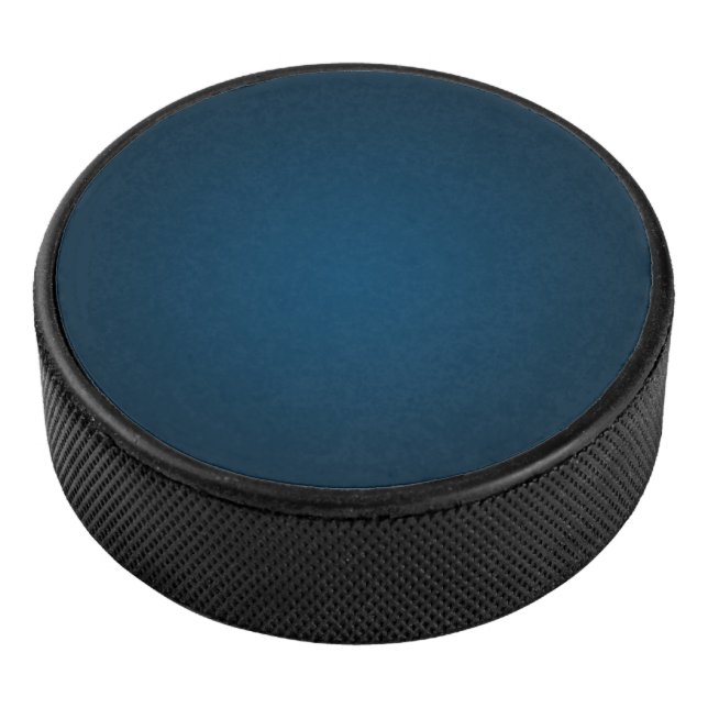 Teal Solid Colour Classic Elegant Hockey Puck (3/4)