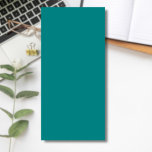 Teal Solid Colour | Classic | Elegant Magnetic Notepad<br><div class="desc">Teal Solid Colour | Classic | Elegant | Trendy | Stylish | Gift</div>