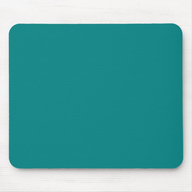 Teal Solid Colour Mouse Pad (Front)