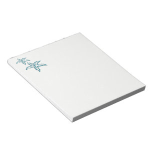 Teal Starfish Notepad