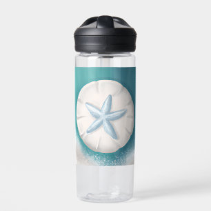 Teal Starfish Personalised Beachy Personalised Water Bottle