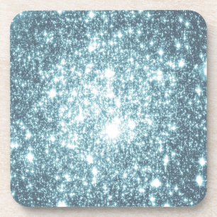 Teal Stars Coaster