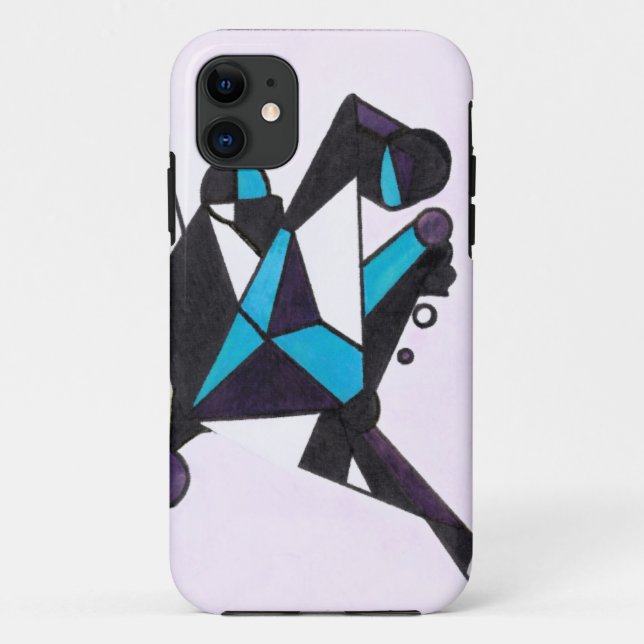 Teal Stealth Case-Mate iPhone Case (Back)