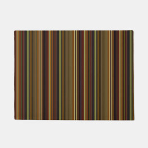 Teal Stripe Doormat