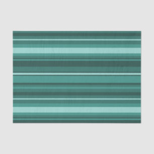 Teal stripes tissue paper