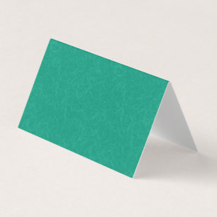 Teal textured surface with subtle swirling pattern business card