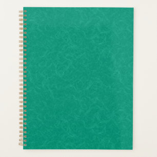 Teal textured surface with subtle swirling pattern planner