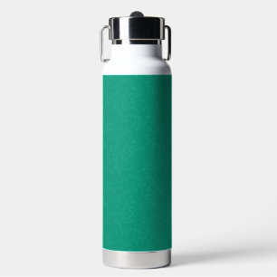 Teal textured surface with subtle swirling pattern water bottle